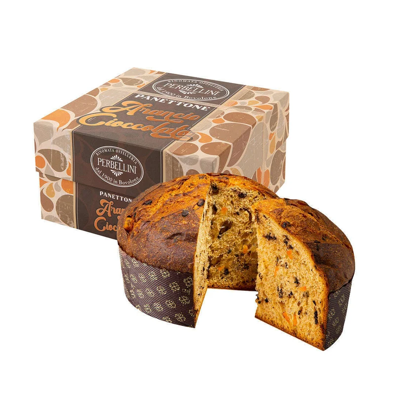 PASTICCERIA PERBELLINI Panettone arancio e cioccolato 850gr.