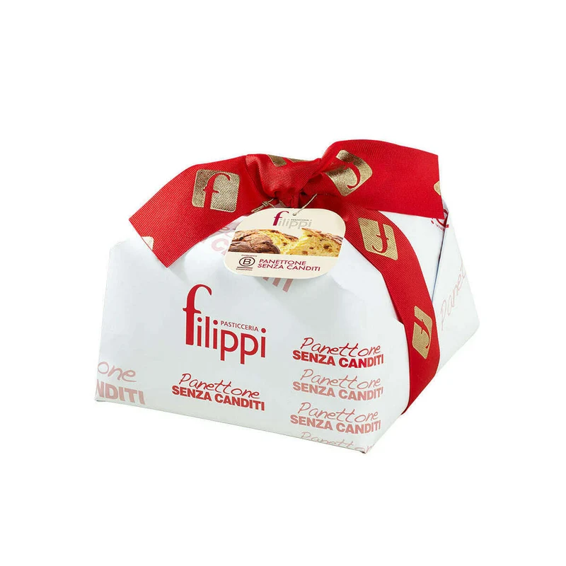 Pasticceria Filippi Panettone classico senza canditi 1kg