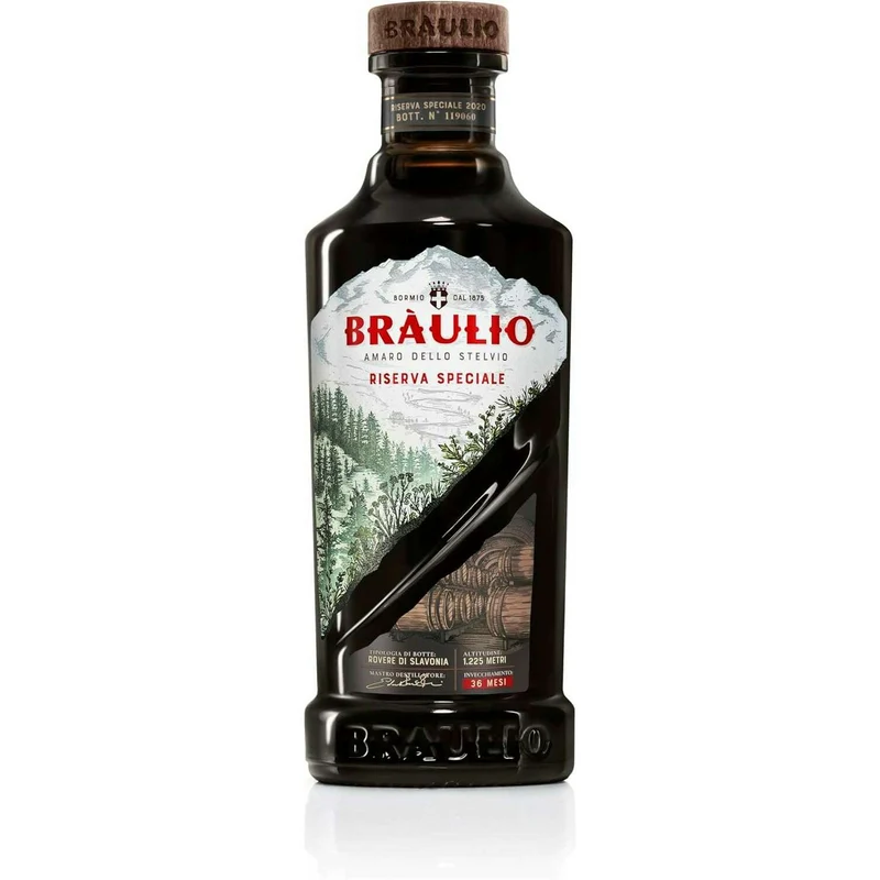 Amaro Braulio Riserva Speciale - Amaro dello Stelvio alle Erbe (70CL, 24.7% Vol)