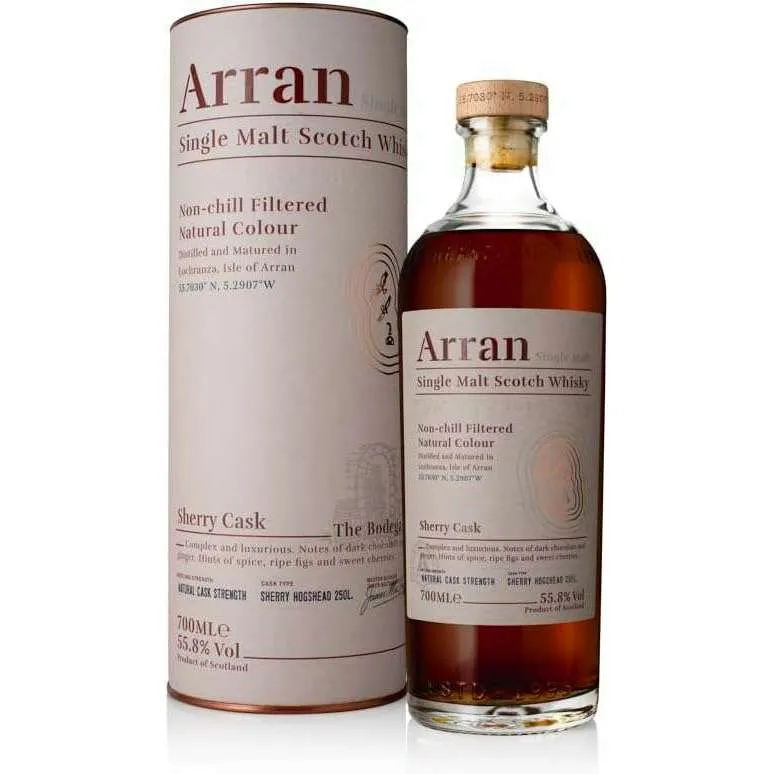 Whisky Arran Single Malt Bodega Sherry Cask (70CL, 55.8% Vol.)