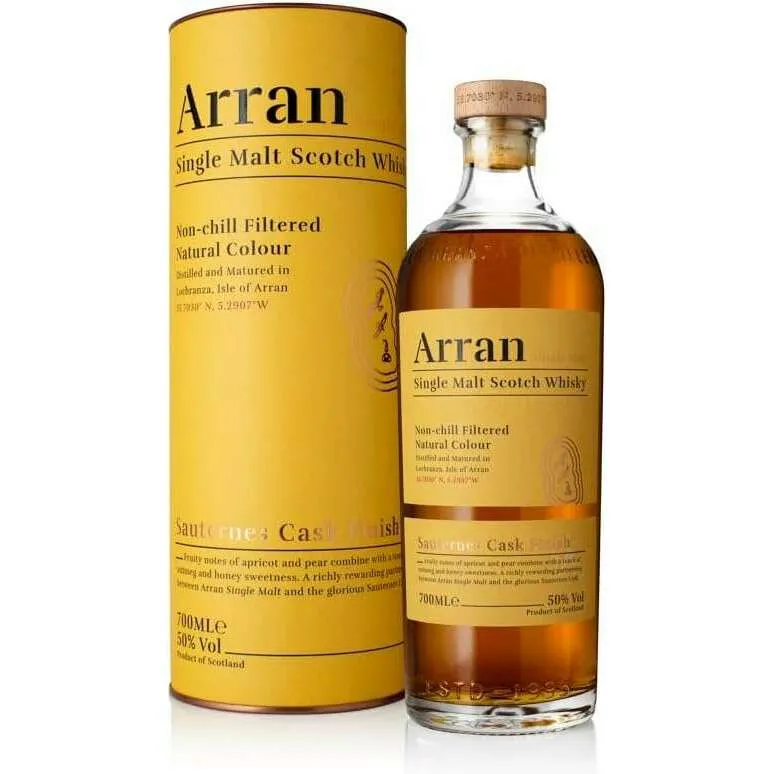 Whisky Arran Sauternes Cask Finish (70CL, 50.0% Vol.)