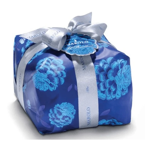 MAROLO Panettone alla Grappa di Moscato incarto Lusso 1kg