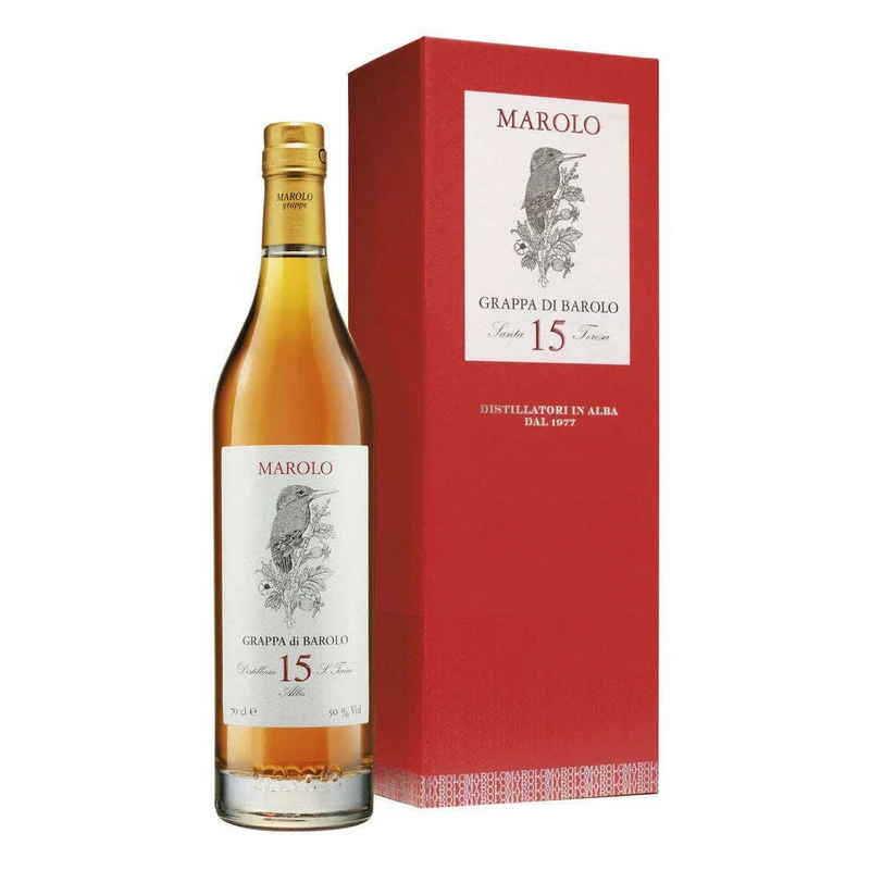 MAROLO Grappa di Barolo Marolo 15 Anni (70CL, 50.0% Vol.)