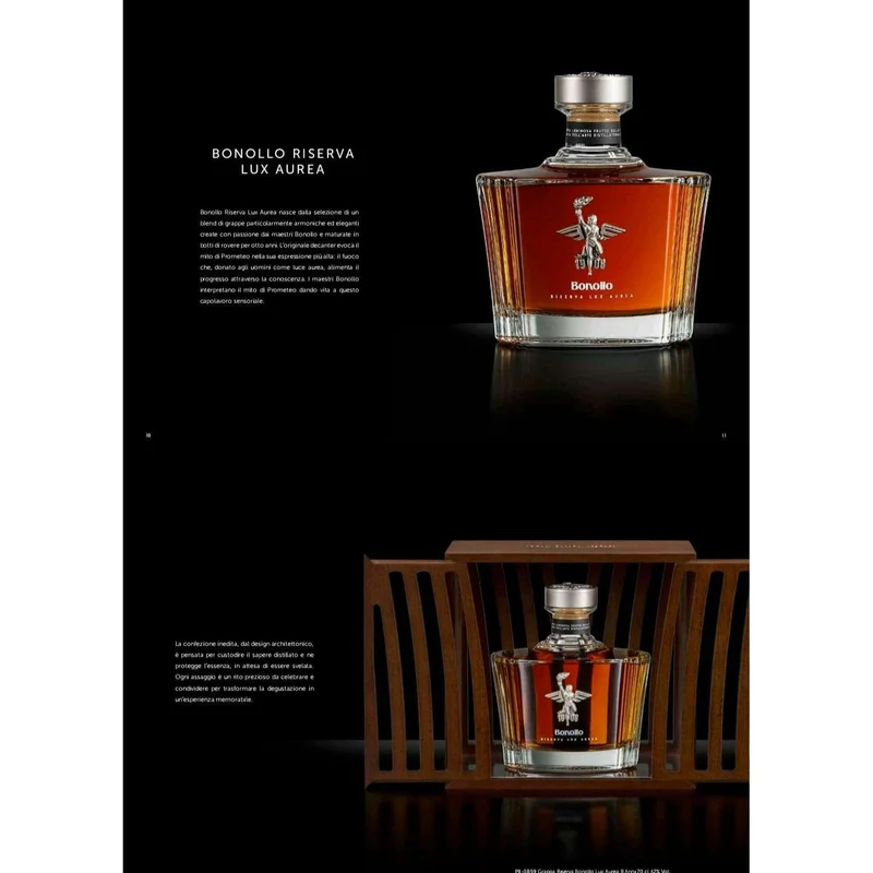 BONOLLO LUX AUREA GRAPPA RISERVA 8 ANNI (70CL, 42.0% Vol.)