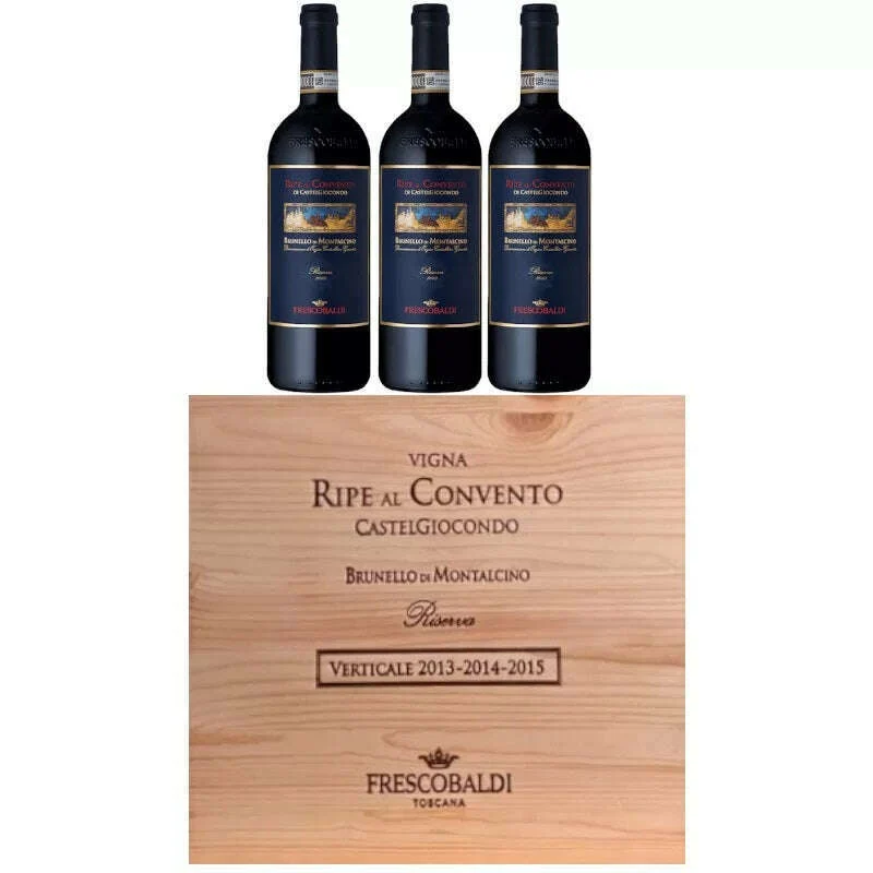 Marchesi Frescobaldi Ripe al Convento Brunello Montalcino DOCG (CASSETTA 3 Bottiglie Verticale 2016/2017/2018)