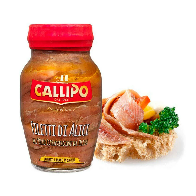 Callipo Filetti Di Alici g.150 Olio Extravergine Di Oliva