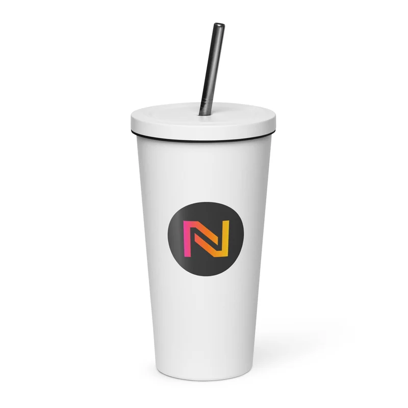 Netalico Insulated Tumbler with a Straw