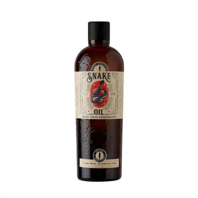 RIMEDI CIARLATANI RAMBALDI SNAKE OIL – AMARO TONICO CORROBORANTE (70CL, 37.3% Vol.)