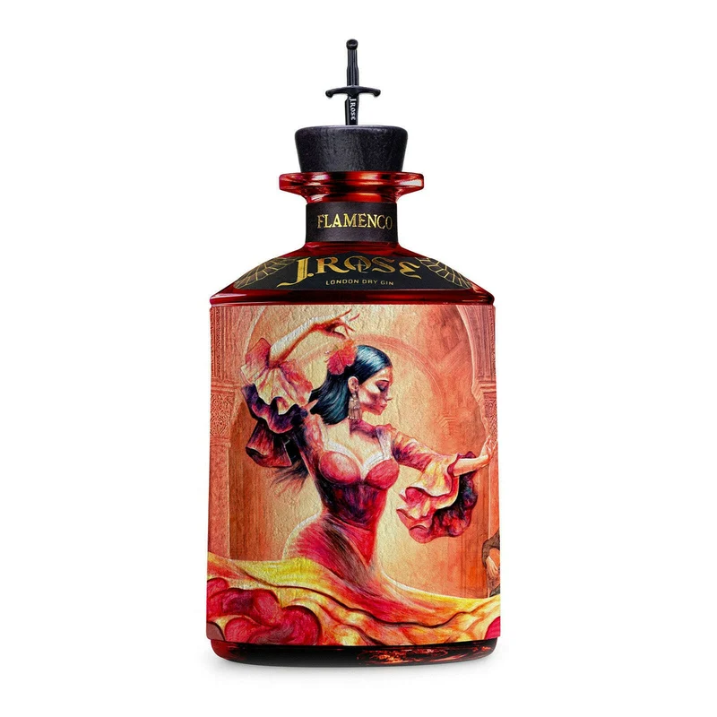J.Rose FLAMENCO London Dry Gin Artigianale (70CL, 43% Vol.)