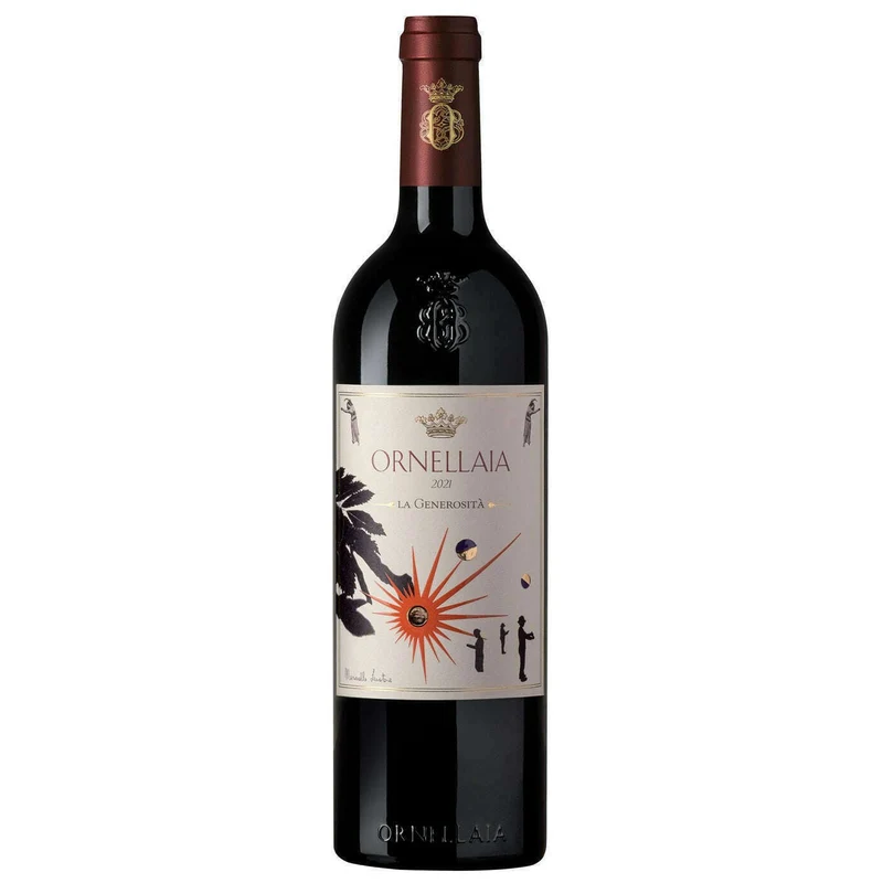 TENUTE DELL' ORNELLAIA - ORNELLAIA Bolgheri DOC Superiore Rosso 2021 bottiglia edizione speciale LA GENEROSITÀ