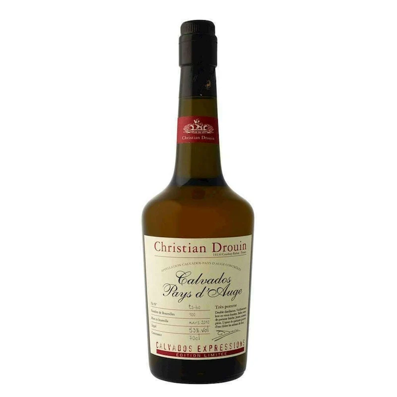 Calvados Pays d'Auge "Très Pommes" Christian Drouin (70CL, 53.0% Vol.) - Astuccio