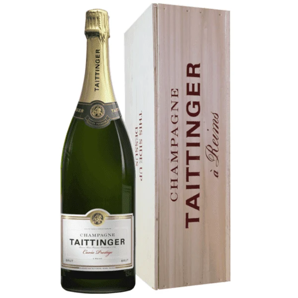 Taittinger Cuvée Prestige Brut 3 Litri (Jéroboam Cassetta in Legno)