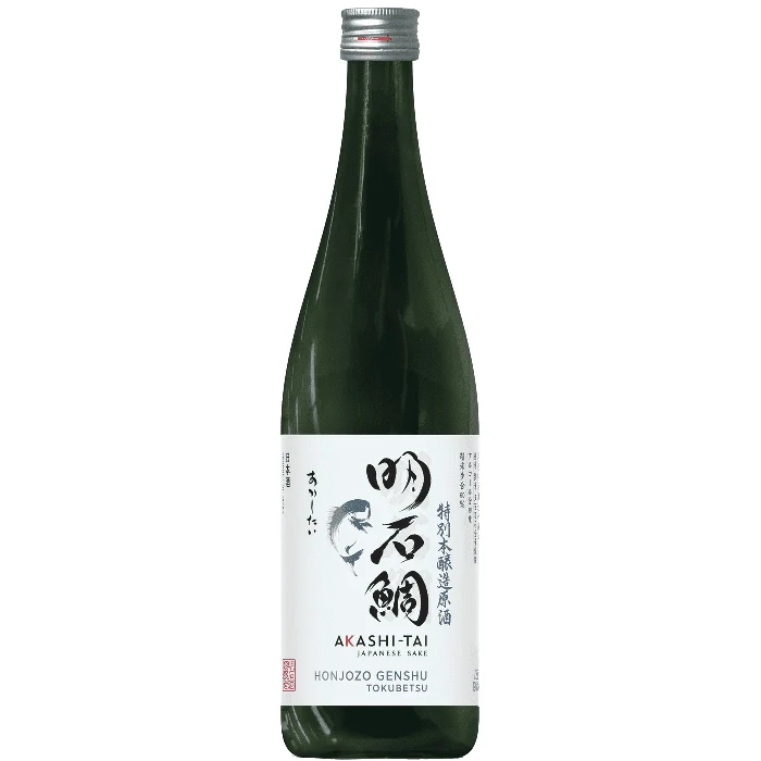 Sake Honjozo Genshu Tokubetsu - Akashi-Tai (72CL, 19.0% Vol.)