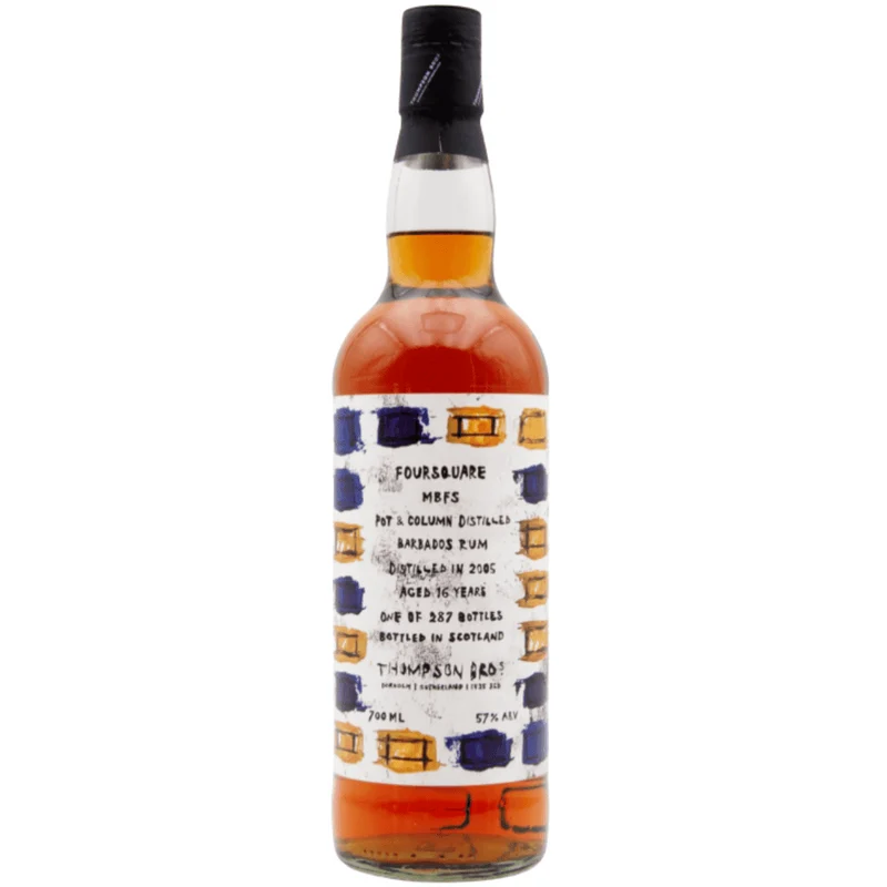 Rum THOMPSON BROS - FOURSQUARE 2005 16 YO (70CL, 57% Vol.)