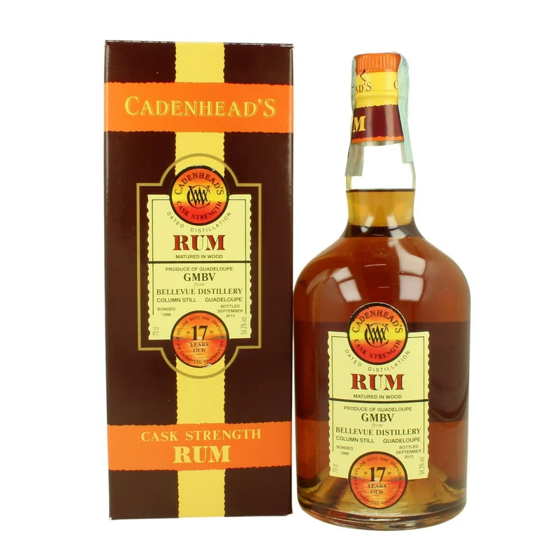 Rum Bellevue 1998 17yo 54.3% Cadenhead's