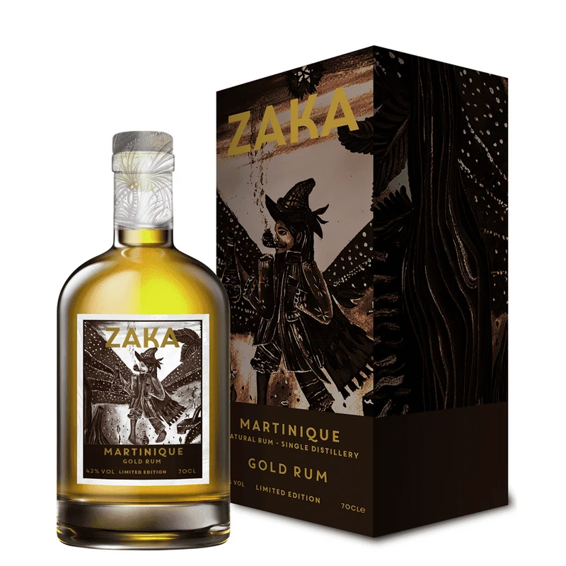 Zaka Rum - RUM MARTINIQUE GOLD RUM - AGRICOLE (70CL, 42.0% Vol.)