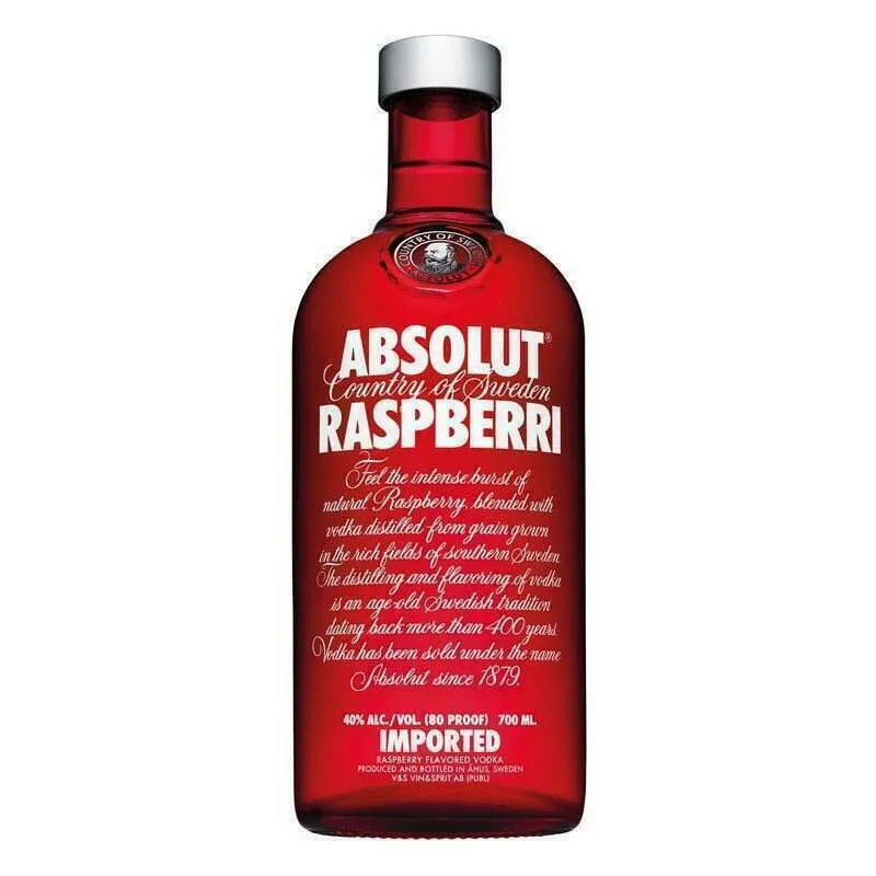 Vodka Absolut Raspberri (1L, 40% Vol.)