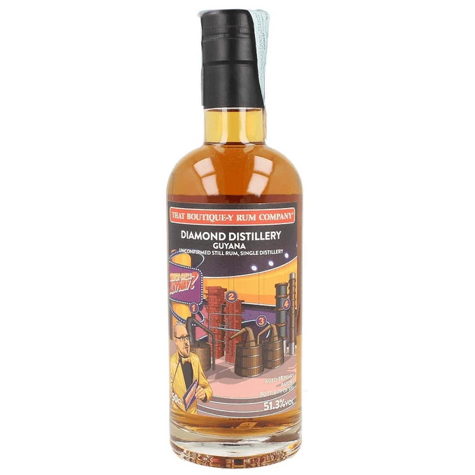 That boutique-y rum company Diamond Dist. (Unconfirmed Still) Guyana - 18 YO (50CL, 51.3% Vol.)