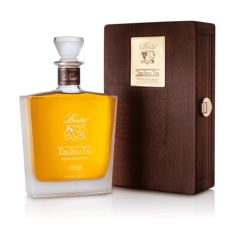BERTA DISTILLERIE Grappa Tre Soli Tre 2016 (70CL, 43.0% Vol.)
