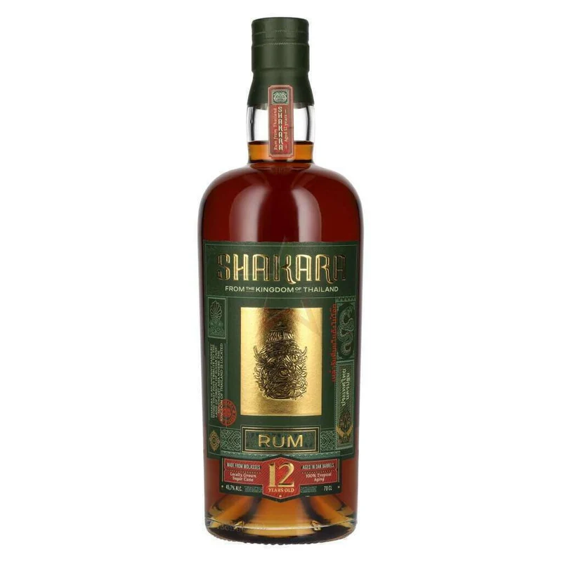 RUM SHAKARA 12 Years Old Thailand Rum (70CL, 45.7% Vol.)