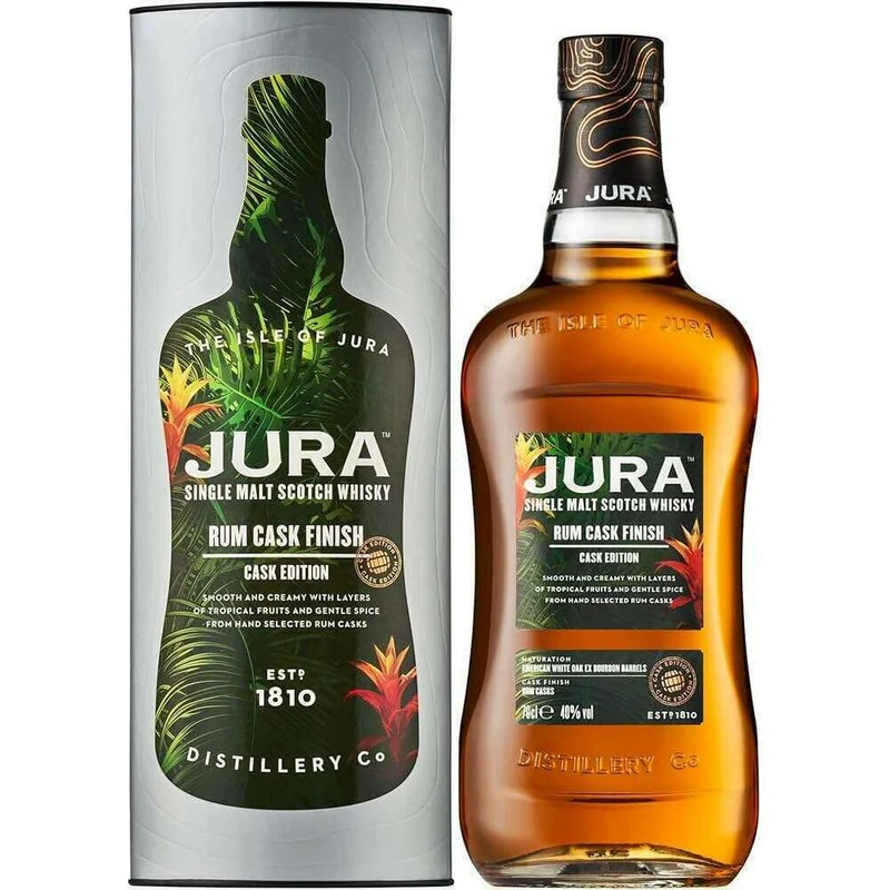 Whisky JURA RUM CASK FINISH (70CL, 40.0% Vol.)