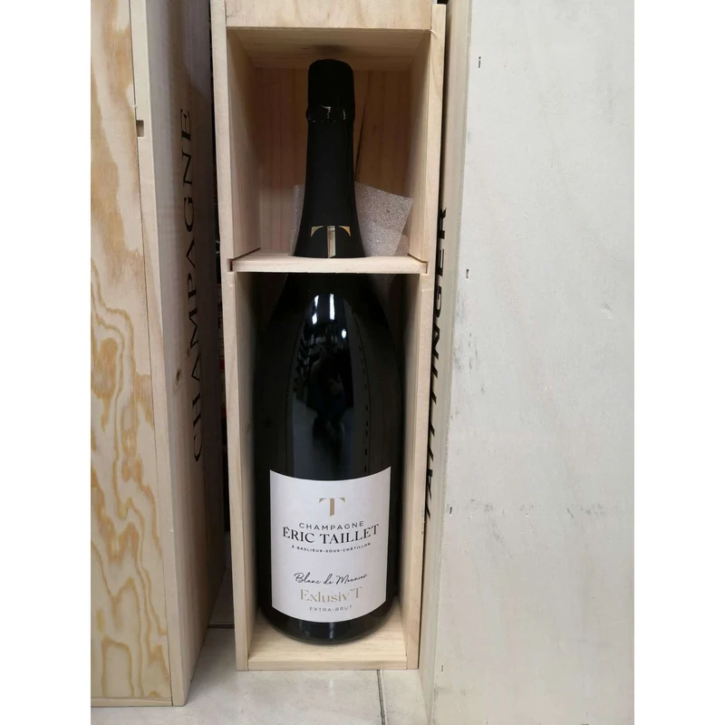 Champagne ERIC TAILLET Exclusiv't Brut 3 Litri (Jéroboam Cassetta in Legno)