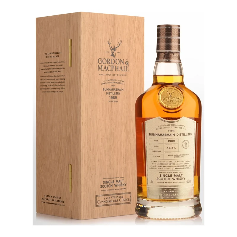 Gordon & MacPhail Connoisseurs Choice Bunnahabhain 30 Year Old Cask S Single Malt Scotch Whisky