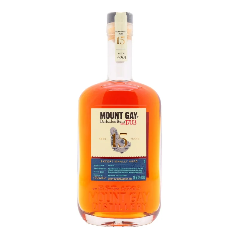 Mount Gay Exceptionally Aged 15 Year Rum