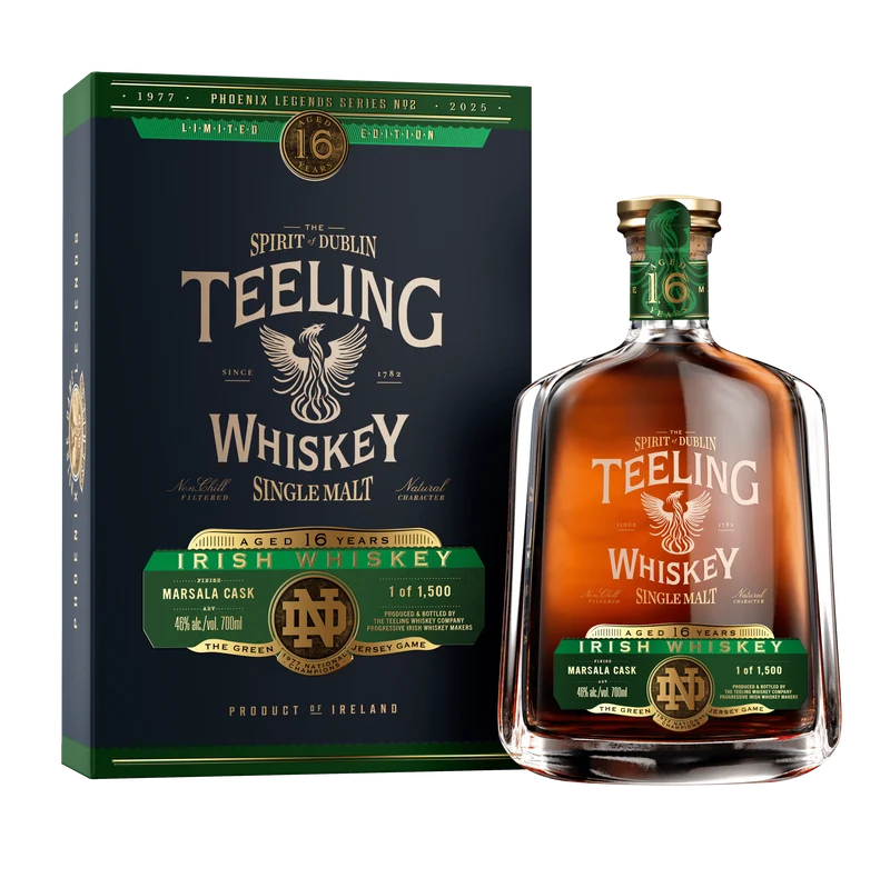 Teeling Notre Dame Phoenix Legends Series No. 02 16 Year Single Malt Irish Whiskey 700mL