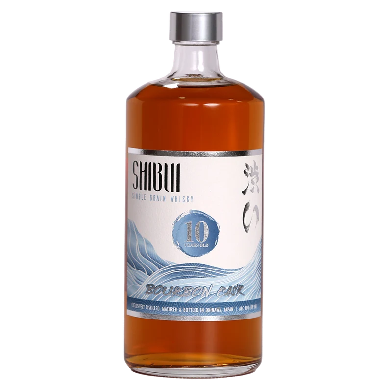 Shibui Single Grain Whiskey - 10 Years Old Bourbon Cask (Bottled In Okinawa, Japan)