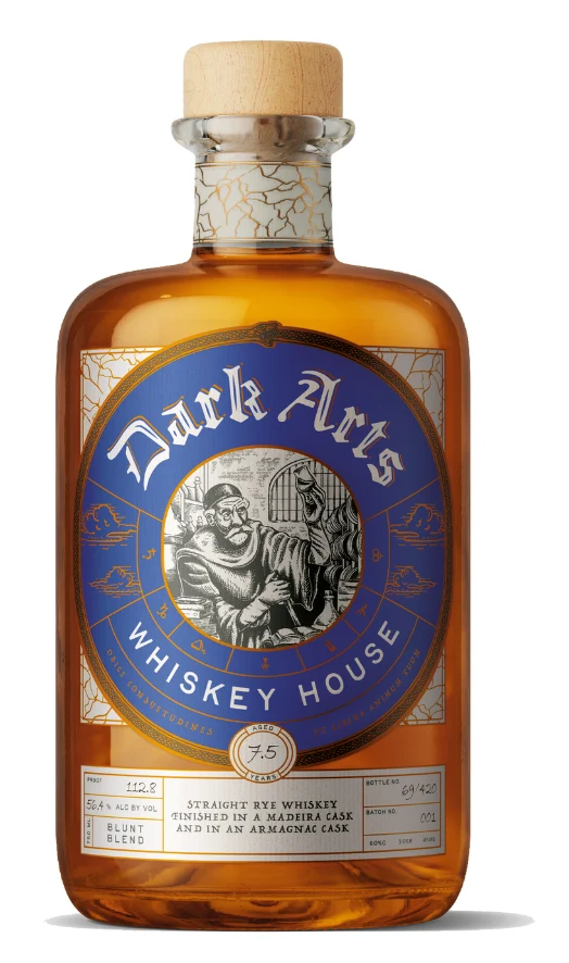 Dark Arts Blunt Blend Straight Rye Finished In Madeira & Armagnac Cask Strength Kentucky 8 Year 750ml