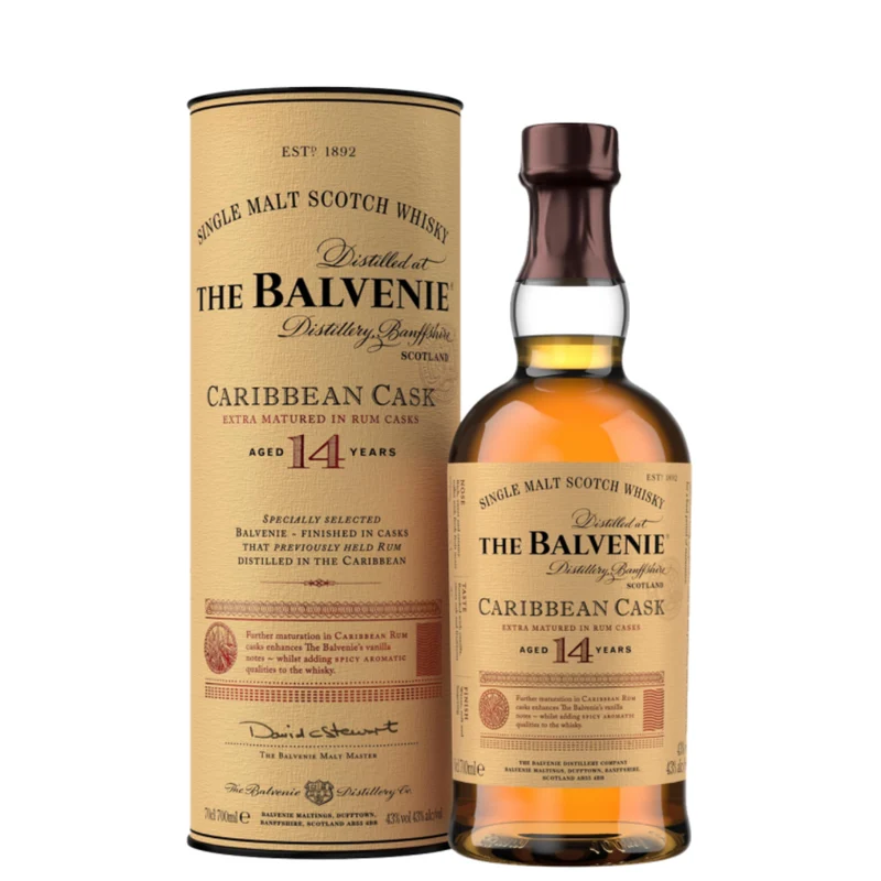 The Balvenie 14 Yr Caribbean Cask Scotch Whisky 750ml