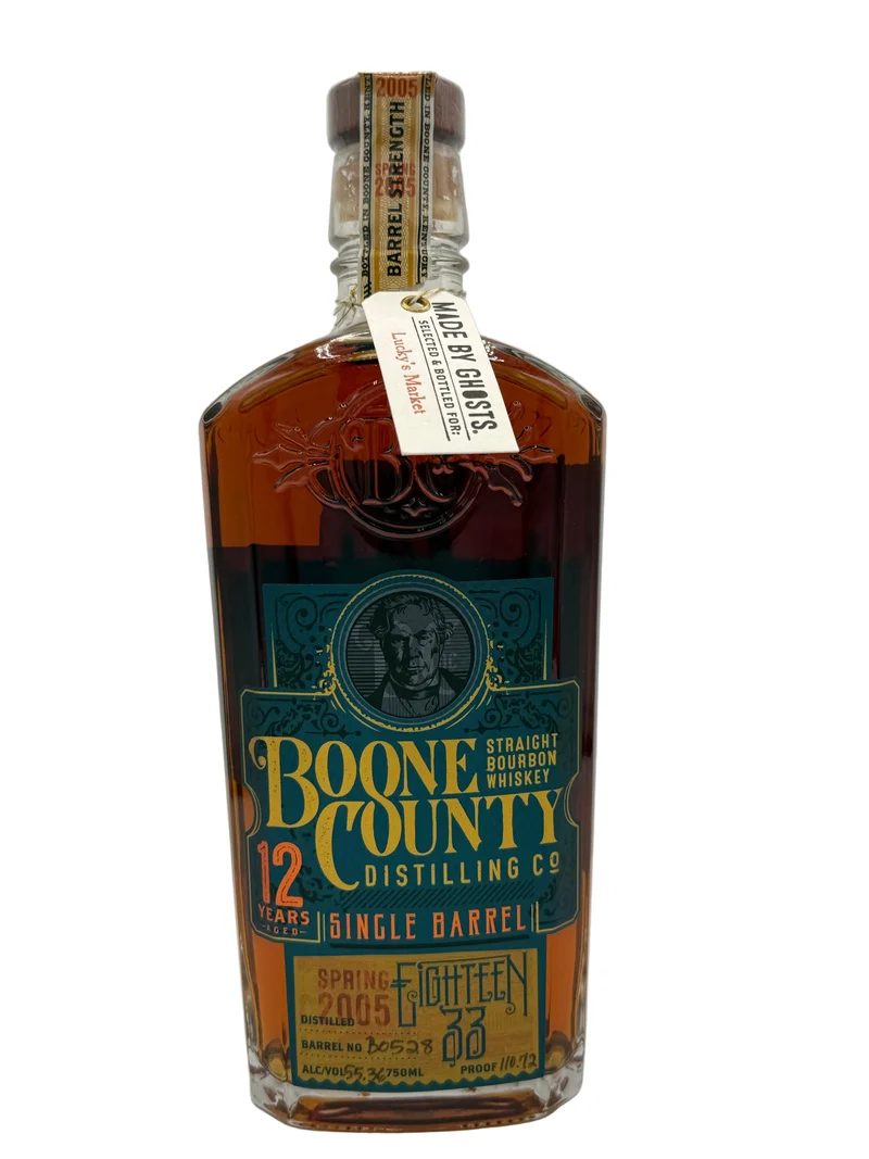 Boone County 12 Year 110.72 Proof Lucky's Market Barrel B0528