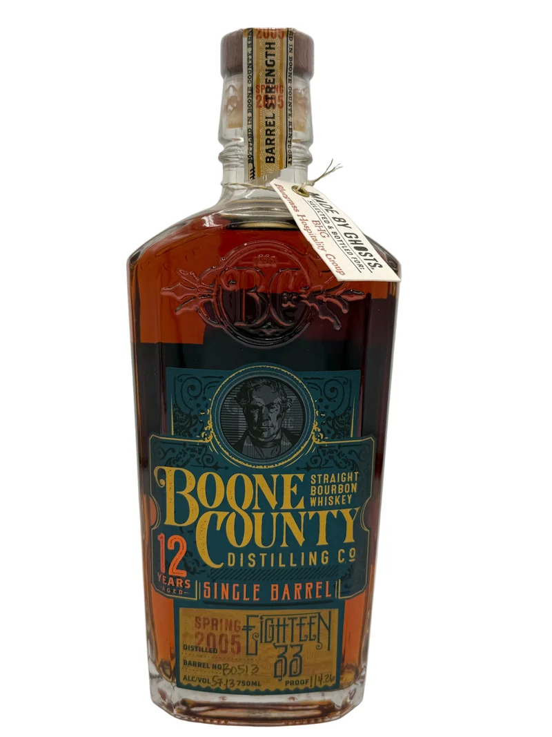 Boone County 12 Year 114.26 Proof Bluegrass Hospitality Group Barrel BO513