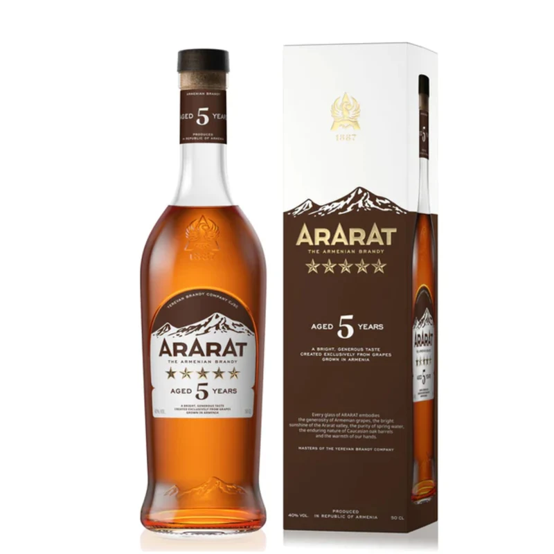 Ararat 5 Year Armenian Brandy 700ml