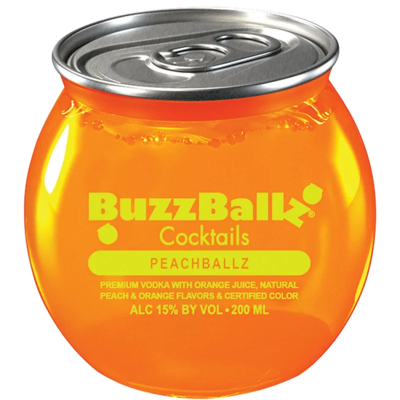 BuzzBallz Cocktails Peachballz - 24 Pack