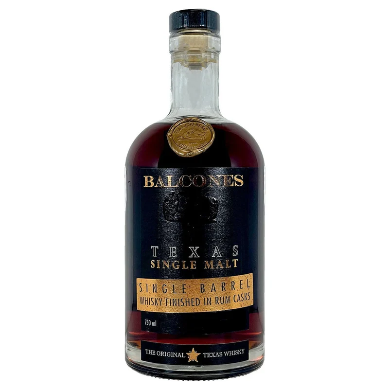 Balcones Texas Single Malt Whiskey – Rum Cask Finished (Single Barrel, 2 Year)