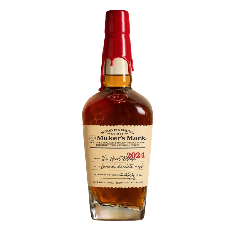 Maker's Mark Straight Bourbon Whiskey Wood Finishing Series The Heart Release
