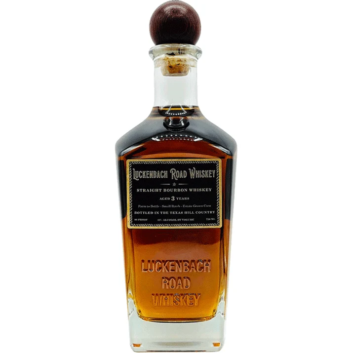 Luckenbach Road Whiskey 3 Years Old Small Batch Straight Bourbon Whiskey