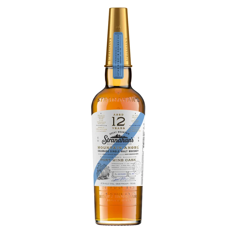 Stranahan's Rocky Mountain Angel Colorado 12 Year Single Malt Scotch Whiskey Port Wine Cask