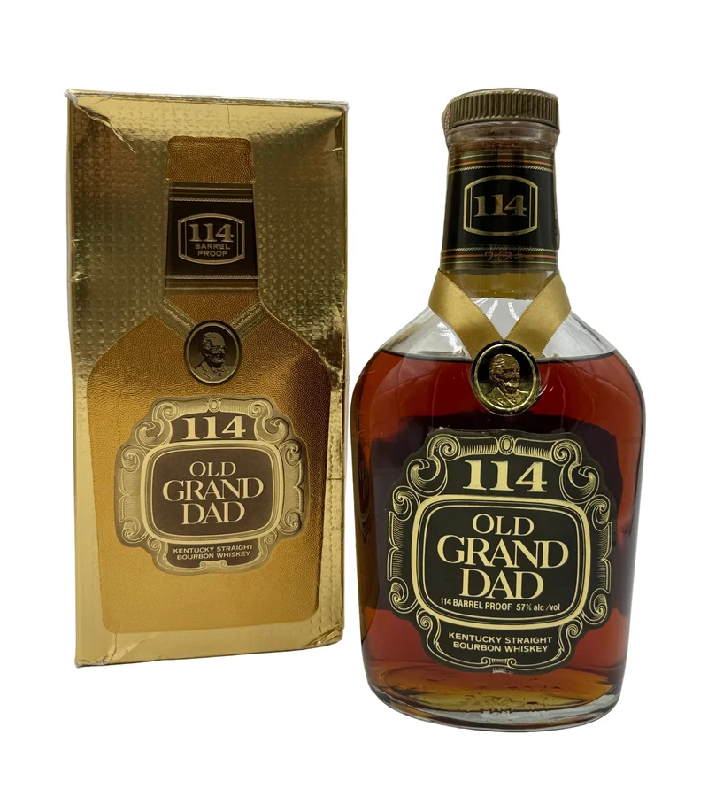 Old Grand Dad 114 Lot 18 w/ Box