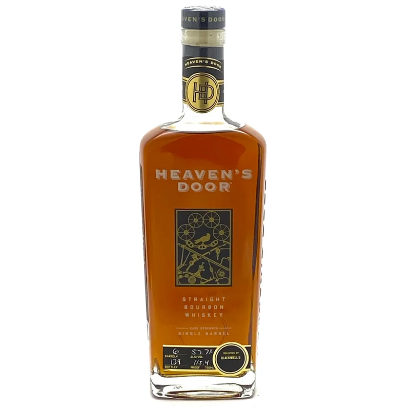 Heaven's Door Straight Bourbon Cask Strength Single Barrel Whiskey