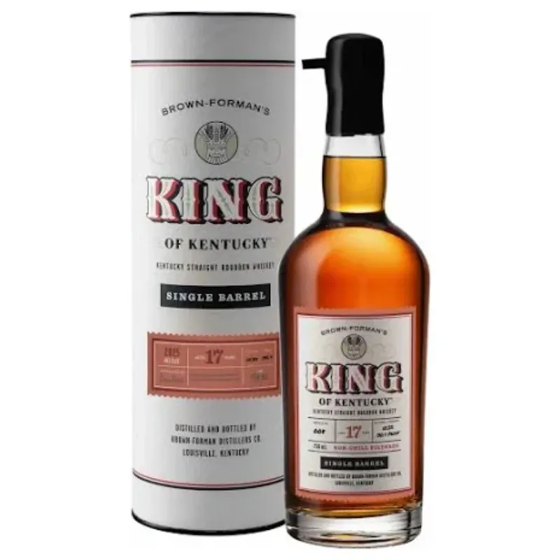 King Of Kentucky 17 Year Old Bourbon 2025 Release Single Barrel #2 126.0 Proof