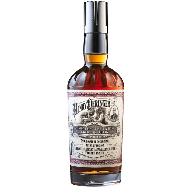 Henry Deringer 8 Year Cask Strength Single Barrel American Single Malt Whiskey