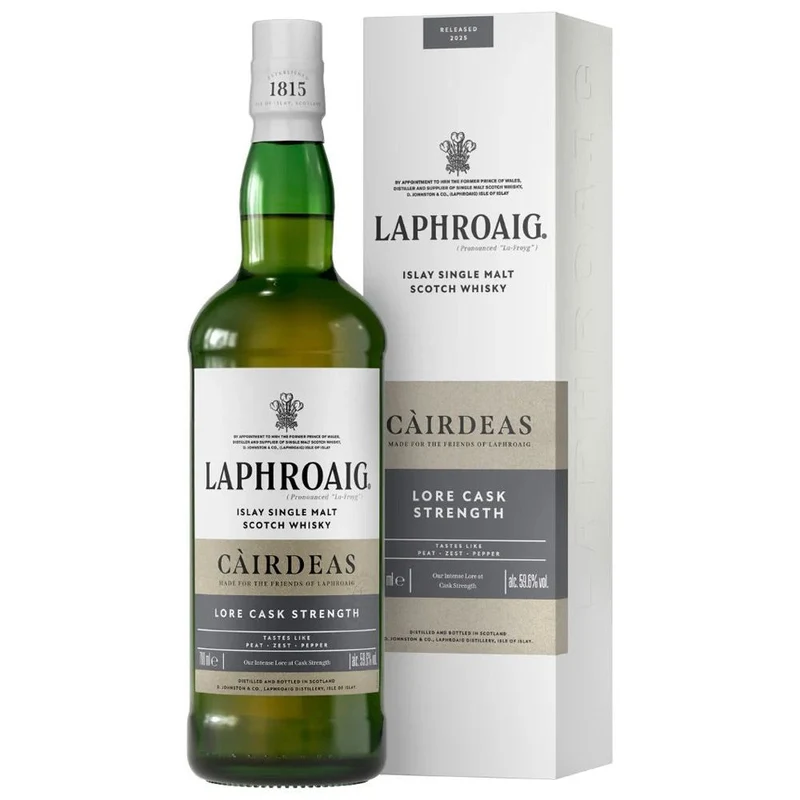 Laphroaig Cairdeas 2025 "Lore Cask Strength" Single Malt Scotch Whisky
