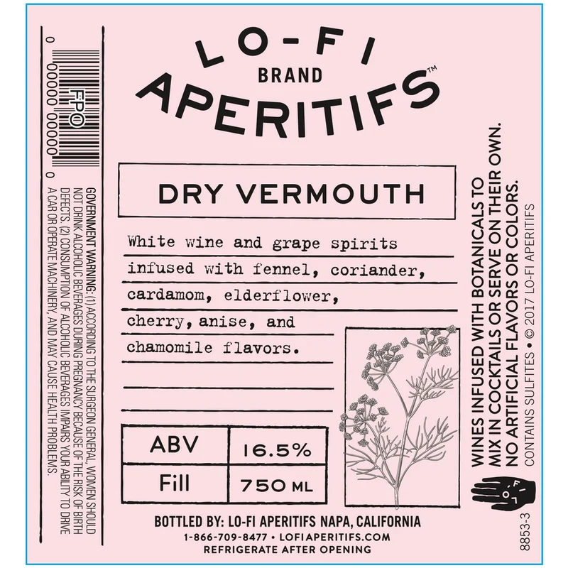 Lo-Fi Aperitifs Dry Vermouth 750ml