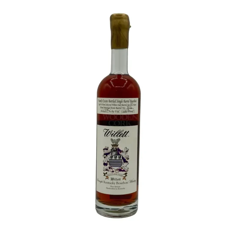 Willett Family Estate Single Barrel Bourbon 10 Year Old #816 126.7 Proof Gold Wax