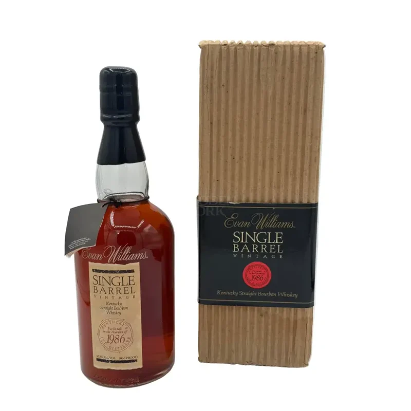 Evan Williams Single Barrel 1986 Vintage First Release 750ml