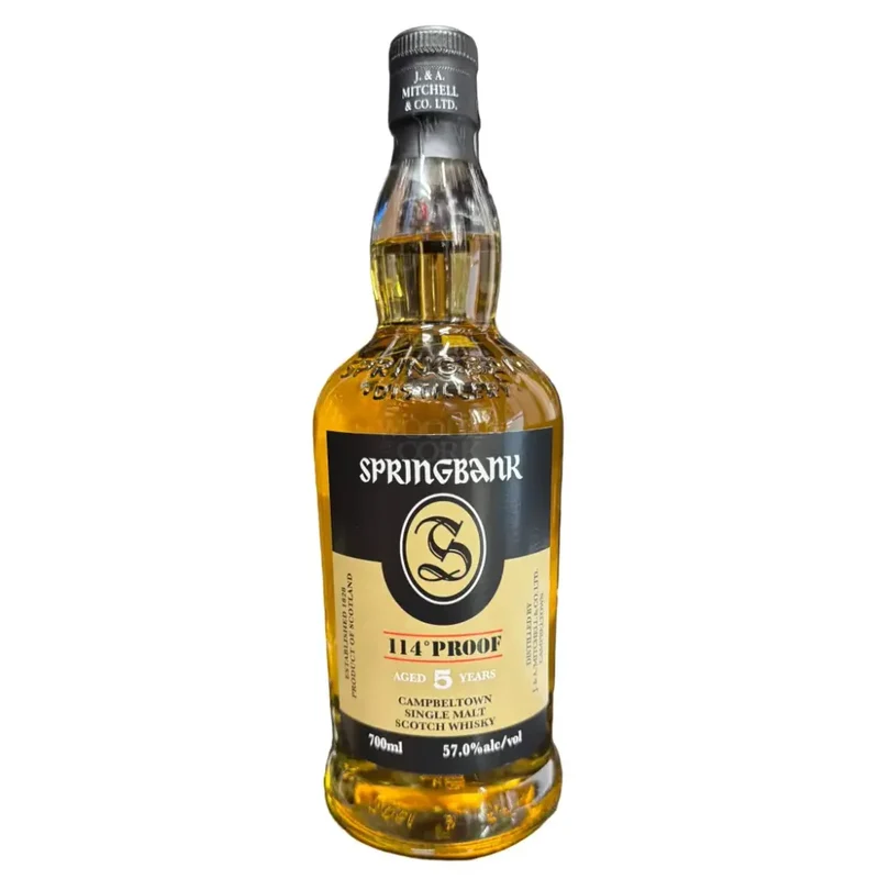 Springbank 5 Year 114 Proof Single Malt Scotch Whisky 700ml