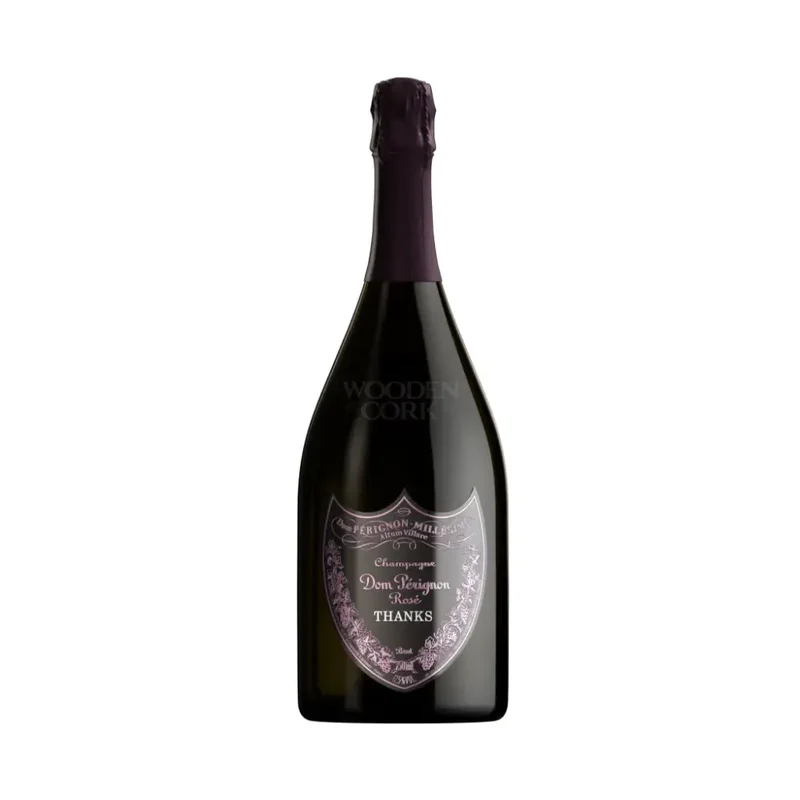 Dom Pérignon Brut Rosé Champagne "THANKS" Shield